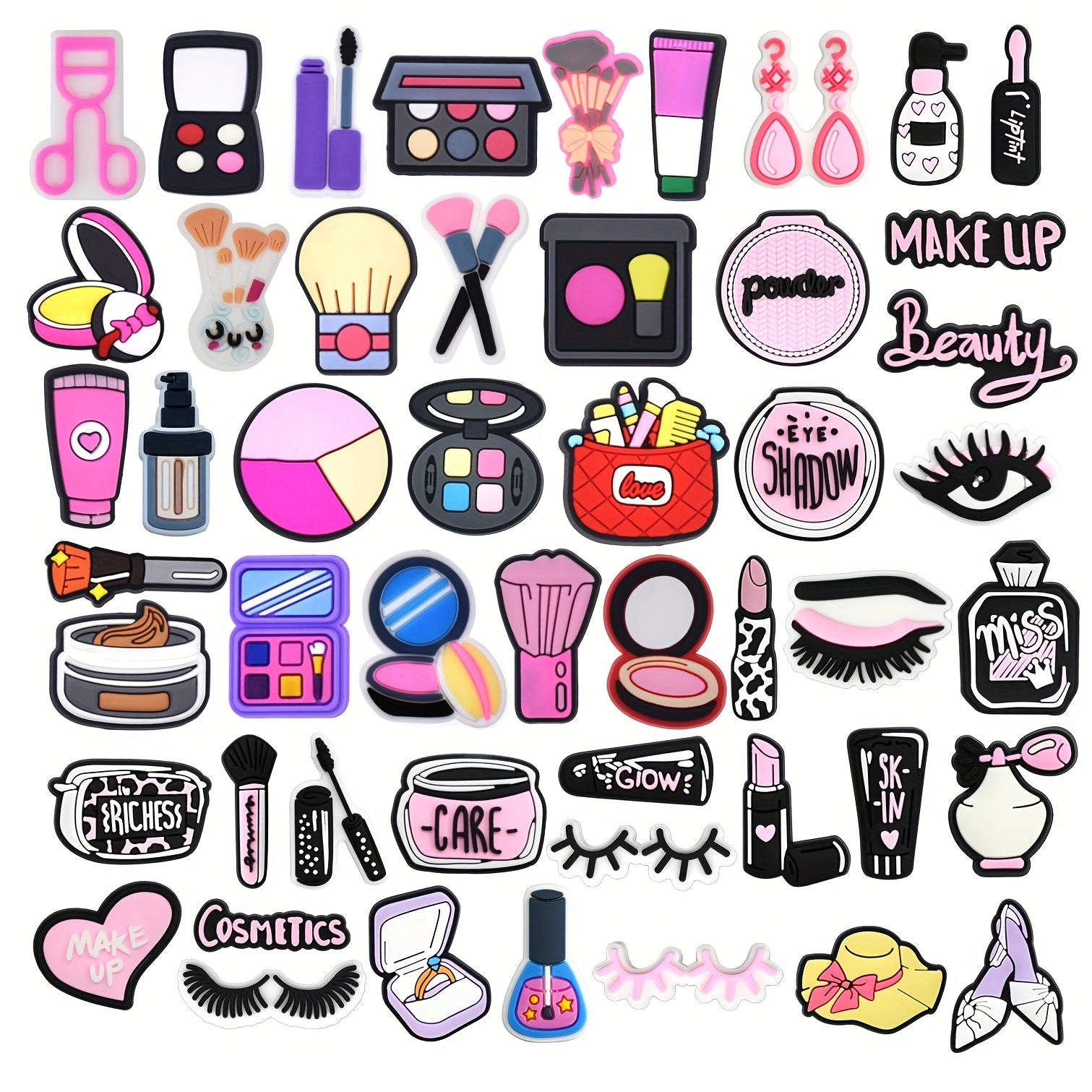 Women Shoe Charms Set 22/50pcs Detachable Garden Sandal Accessories