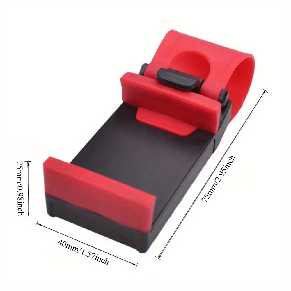 Car Steering Wheel Phone Holder Durable ABS Mount for Navigation and Calls