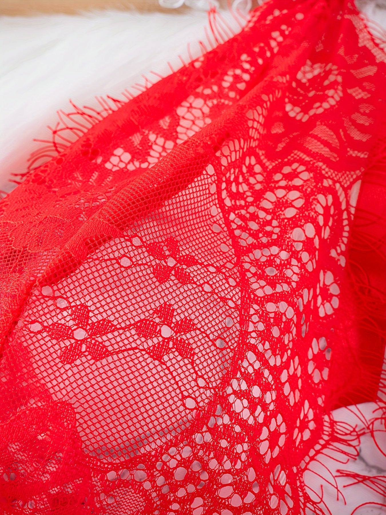 Women's Floral Lace Teddy with Halter Neck Backless Lingerie