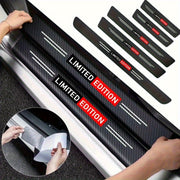 Car Door Threshold and Trunk Protection Sticker Carbon Fiber Style for Cars