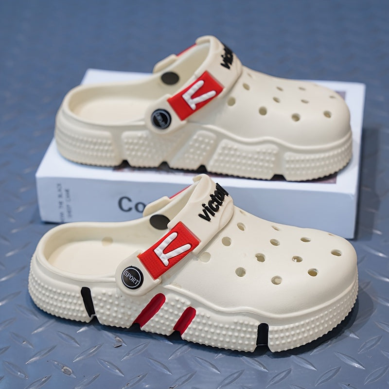 Дышащие EVA-тапочки для детей для мальчиков и девочек, всесезонные, нескользящие, для дома и улицы