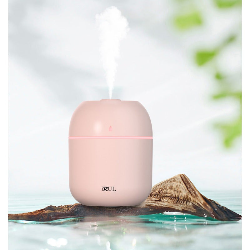 Portable USB Aromatherapy Humidifier with Color Light for Desktop and Car