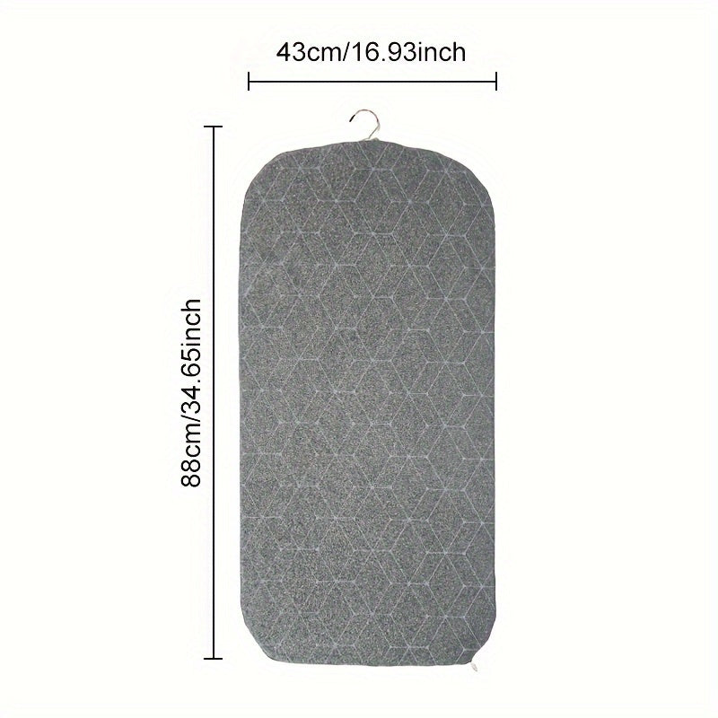Alfombra portátil de vaporizar prendas con tapete de planchar resistente al calor y soporte plegable