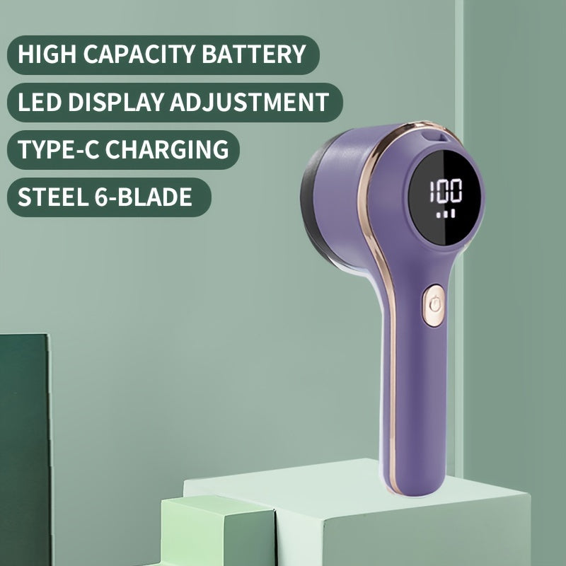 Rechargeable Electric Lint Remover for Clothes and Sweaters Portable Fabric Shaver Fuzz Ball Remover