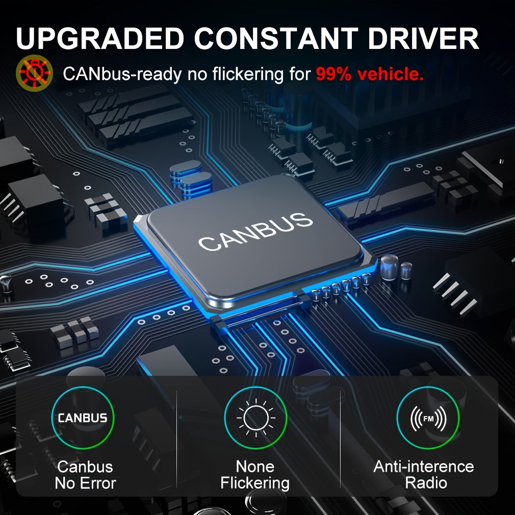 Bombilla de faro LED H4 H7 H11 9005 9006 6000K 60000LM 100W para coche