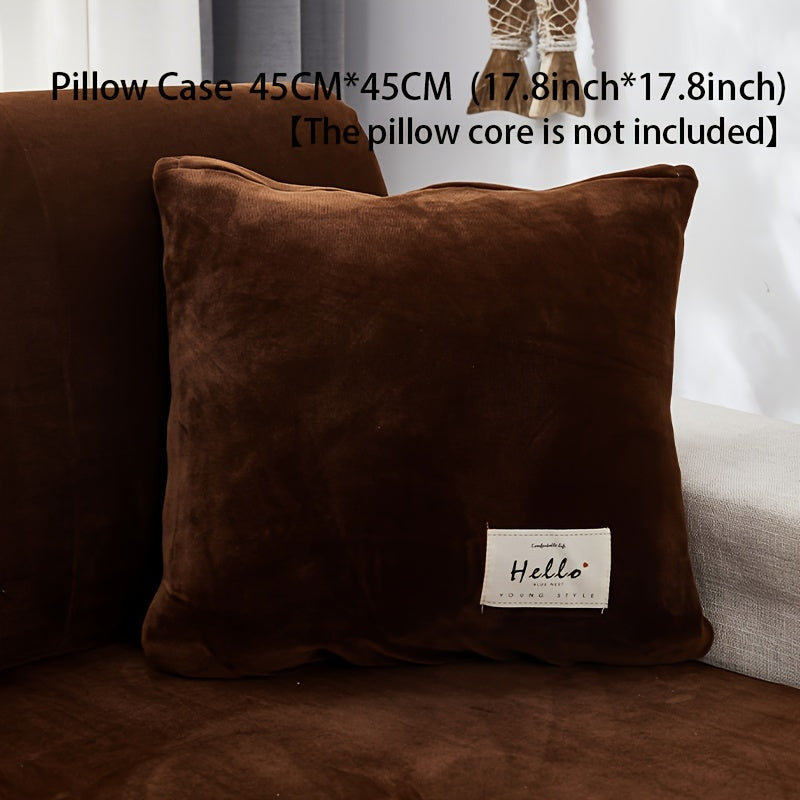 Velvet divan qoplamasi qishki iliqlik va barcha mavsumlar uchun to'liq qoplama ta'minlaydi. Cho'ziluvchan, changdan himoyalangan va elastik mato bilan tozalash oson. Orqa tayanch va yostiq qoplamasi uchun sirpanmas xususiyatlarni o'z ichiga oladi.