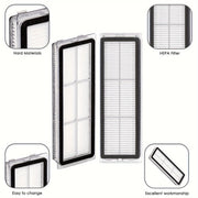 DreamTech changyutgich modellari L10s Ultra, L10s Pro, L10 Ultra, Z10 Pro, X20 Pro, S10, S10 Pro, S10 PLUS, B101CN, 1C, W10, X10+, L10+ PLUS, Z10 Pro va D10 PLUS uchun mos bo‘lgan oltita HEPA filtri almashtirish paketi. Plastik pol attachment bilan birga.