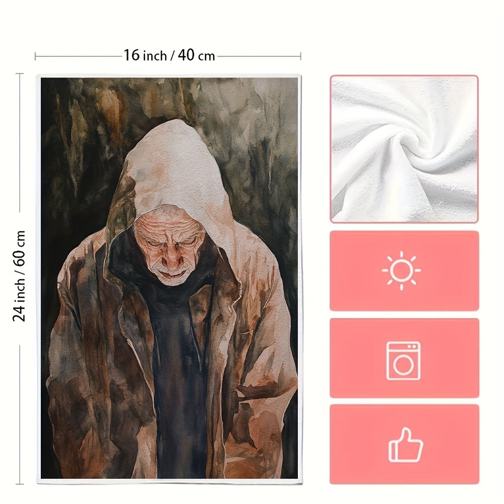 2 штуки ультрамягких кухонных полотенец, Times Stranger, высокоабсорбирующие полотенца для рук, идеальные для праздничного декора, машинная стирка, 16x24 дюйма - Артикул: 2KYSYS1218706