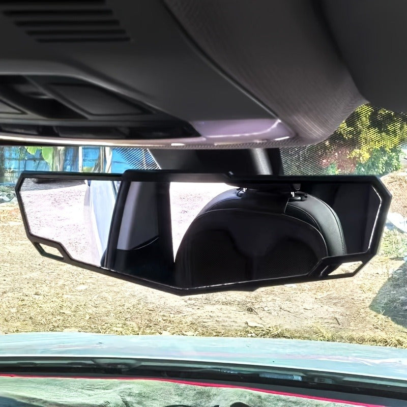 Automotive Panoramic Rearview Mirror Wide Angle Blind Spot Reduction