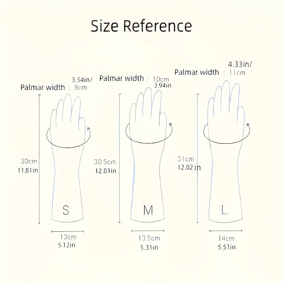 Premium suv o'tkazmaydigan oshxona idish yuvish qo'lqoplari, sirpanmas uy vazifalari uchun mo'ljallangan. Ushbu mustahkam kir yuvish qo'lqoplari tozalash uchun zaruriy materiallardir.