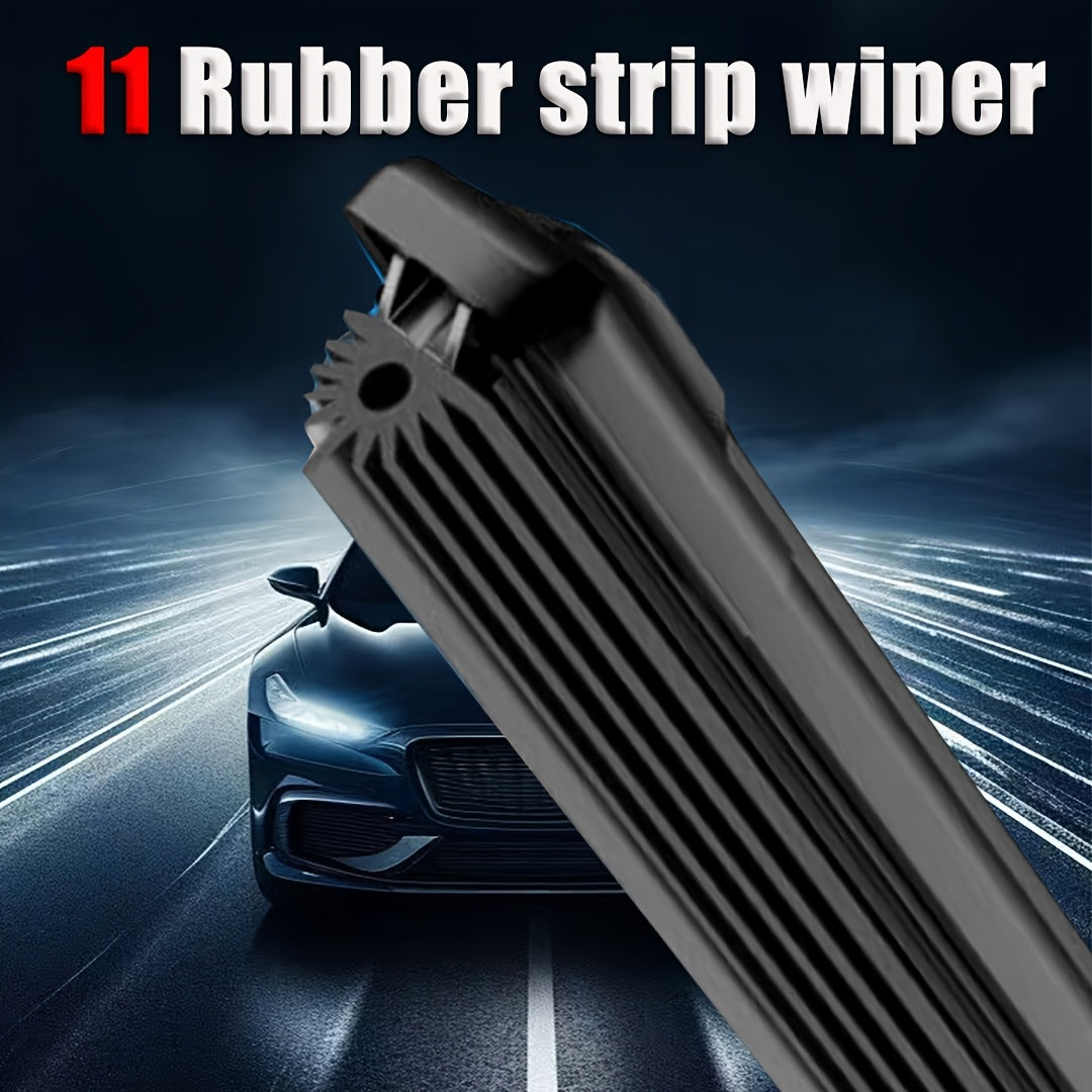 All-Season Rubber Wiper Blade for Car Windshield Durable Quiet Full Size