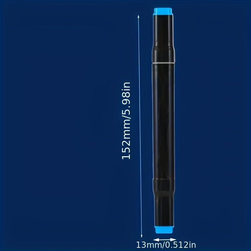 Alcohol-Based Felt Pens Set for Manga Sketching Dual Brush Art Markers for Drawing