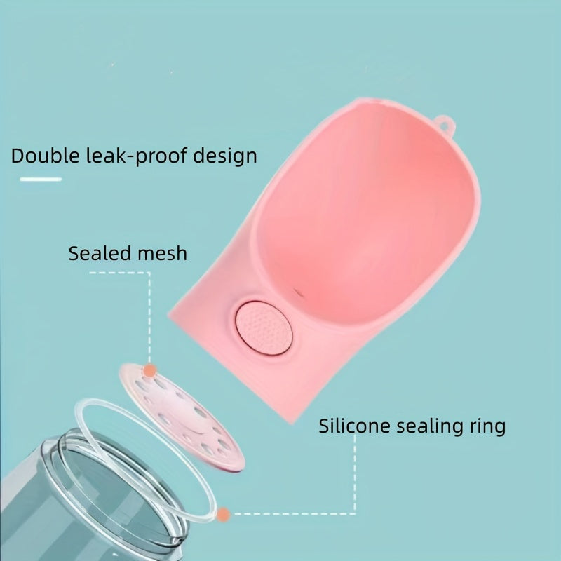 Portable Dog Water Bottle with Cup for Easy Feeding and Drinking