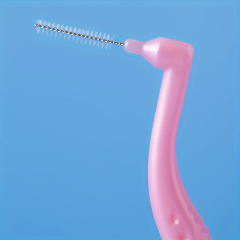 10 dona L-shaklidagi interdental tish cho'tkasi bo'shliq va ortodontik qurilmalarga mos