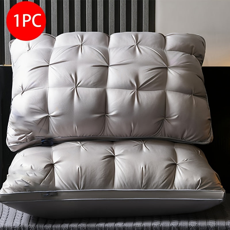 Neck Support Pillow Hypoallergenic Soft Polyester Fiber White for Deep Comfort