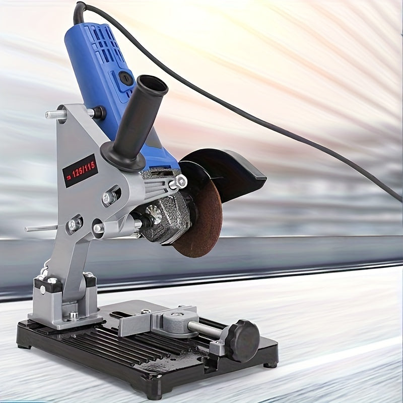 Metal Grinder Stand Holder for 100-125mm Power Tools Sturdy Metal No Electricity Needed