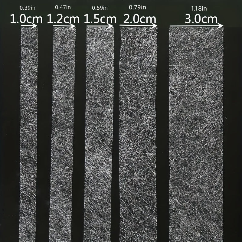 Ikki tomonlama issiq eriydigan yopishqoq interlining ruloni tikuv uchun 50M