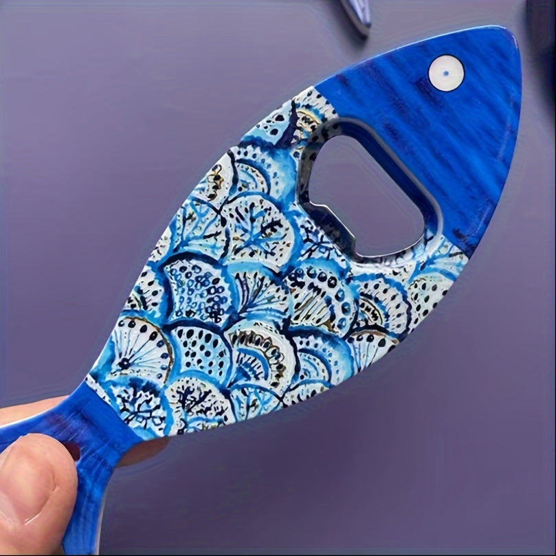 Festive Acrylic Fish Bottle Openers for Christmas Halloween Oktoberfest Kitchen Bar Accessories