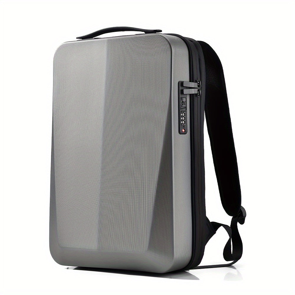 HUABUPS Katta Hajmli Noutbuk Ruksak USB Zaryadlash va Parol Qiluvchi Qopqoq bilan - Sayohat, Biznes, Maktab uchun Ideal - Mustahkam PVC, Ko'p Bo'limli Dizayn, Moslashtiriladigan Tasmalar|Ajoyib sovg'a