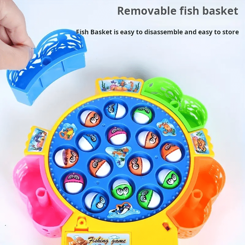 Educational Electric Fishing Toys for Kids 15/24/45 Pieces Suitable for Boys and Girls