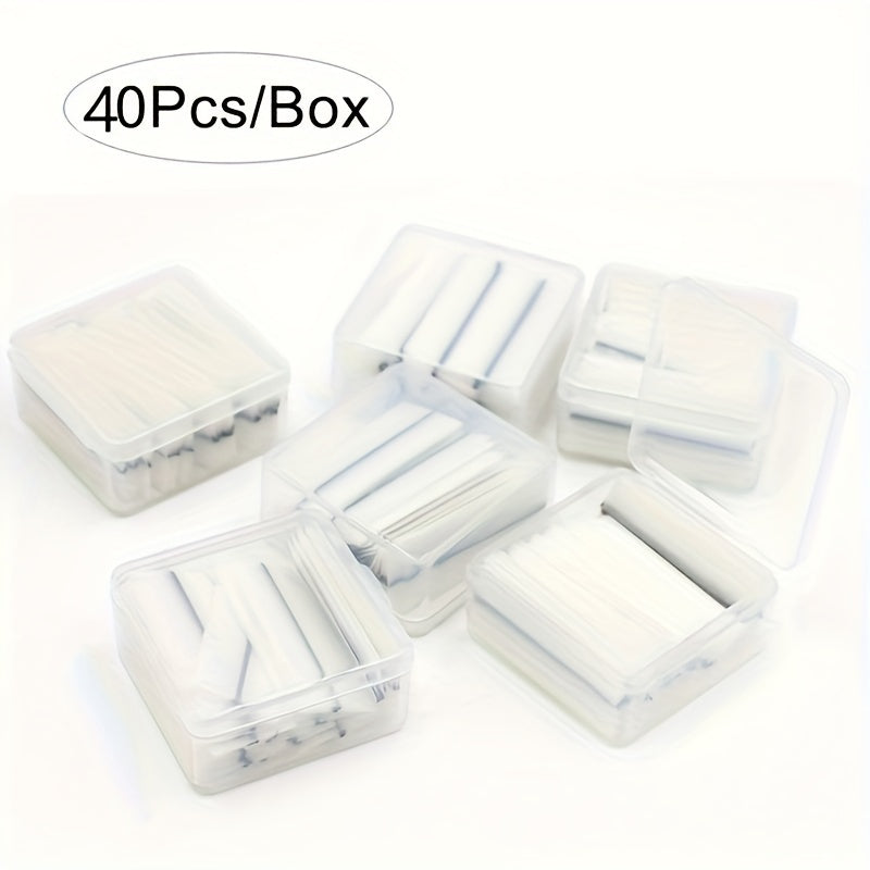 40 шт. гипоаллергенных самоклеящихся полосок для ресниц, не требующих клея, для чувствительных глаз