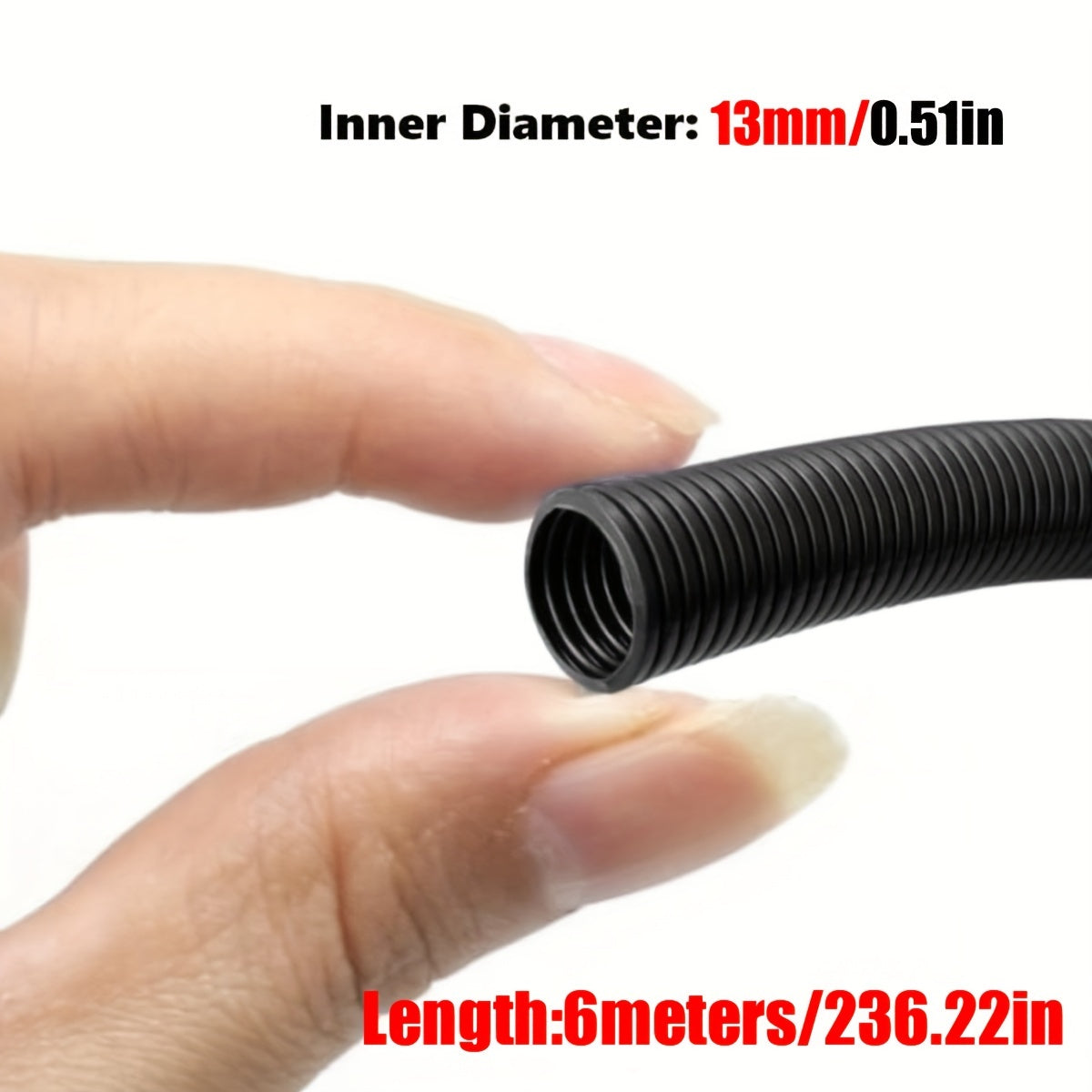 Moslashuvchan kabelni boshqarish qopqog'i 6 metr, olovni yong'inga qarshi simli loom quvurg'i