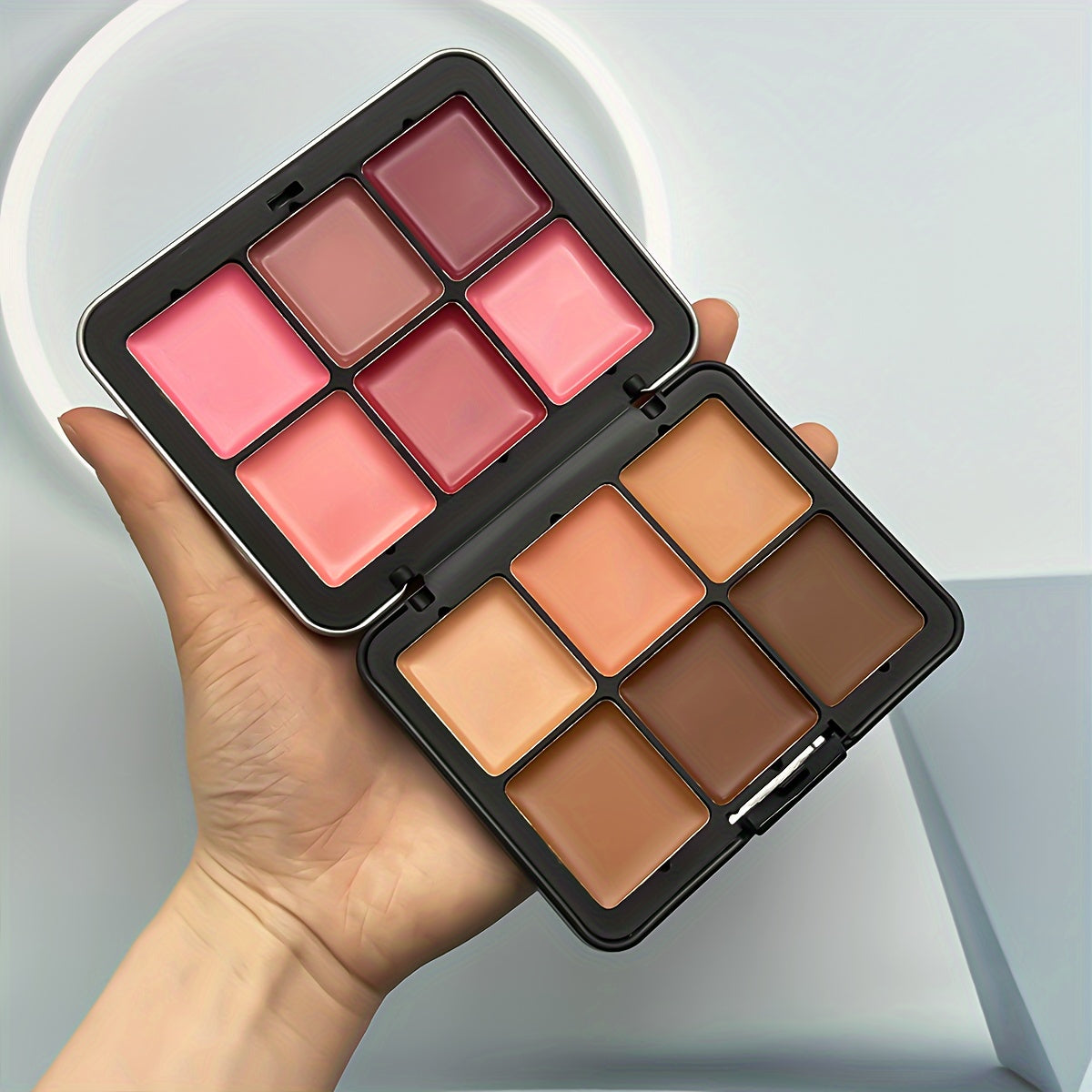 Women Face Makeup Palette 12 Colors Concealer Blush Cream Kit