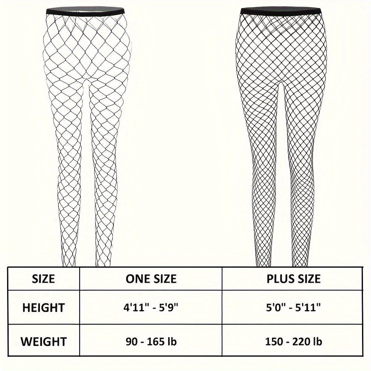 Women's Fishnet Stockings Set with Garter Belts and Thong