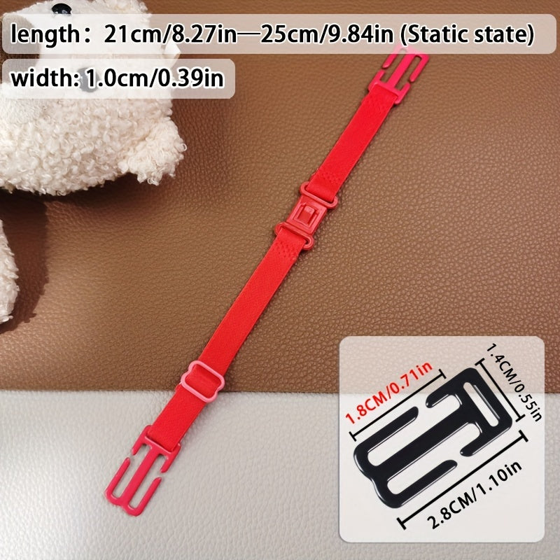 6 Pack Elastic Bra Strap Extenders Adjustable Comfort for Women's Lingerie