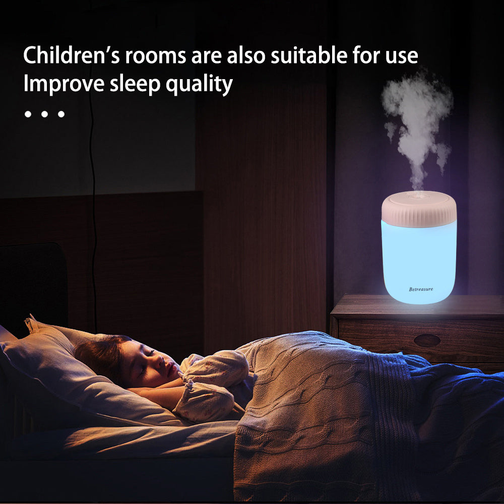 LED Color-Changing USB Lantern Humidifier Night Light Essential Oil Diffuser