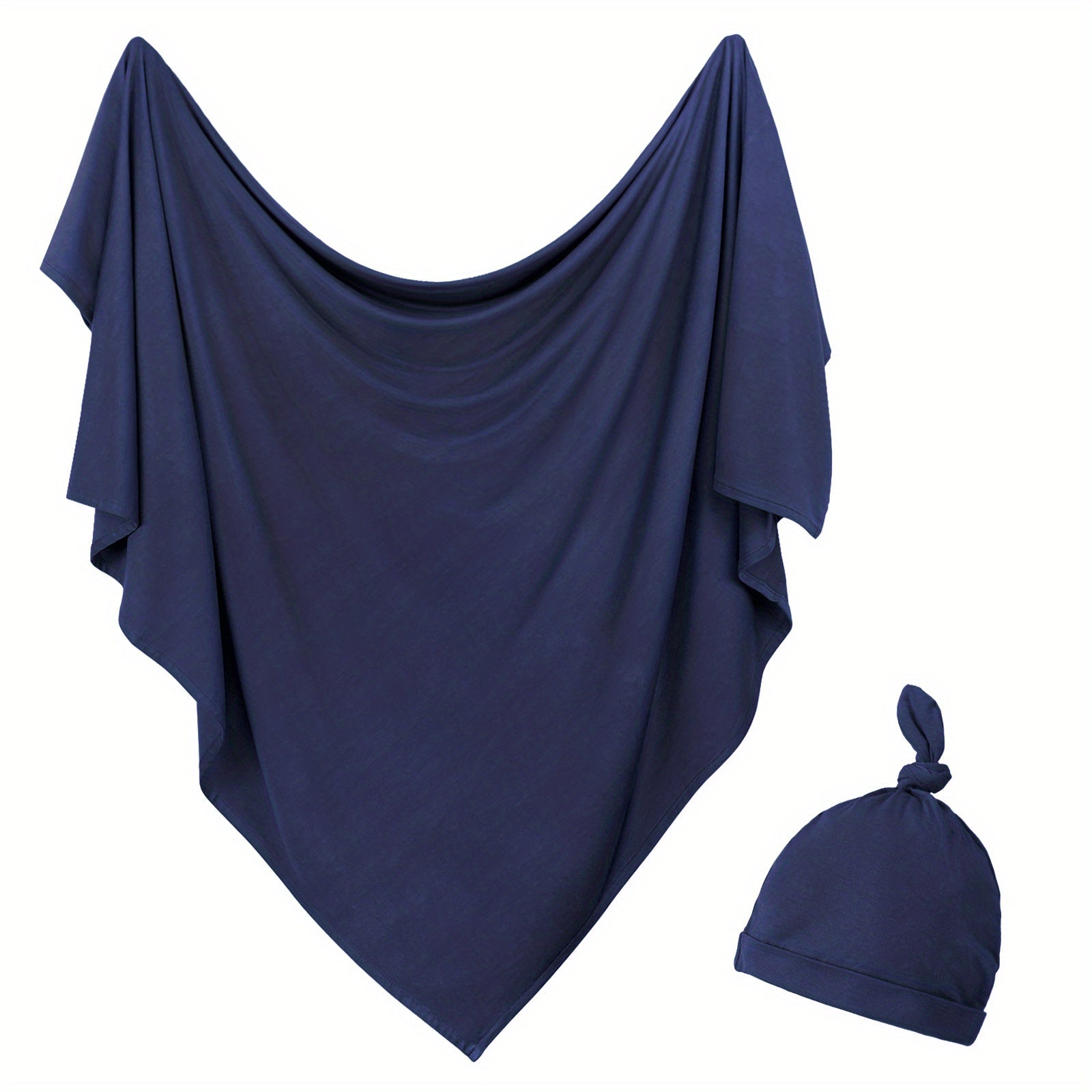 Yangi tug'ilgan chaqaloqlar uchun o'ralgan ko'ylak va shlyapa to'plami, o'g'il va qiz bolalar uchun.