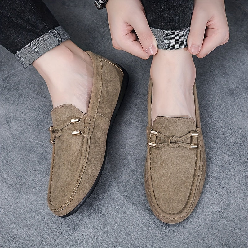 Zapatos de vestir casuales para hombre con borlas, ligeros y sin cordones, ideales para la oficina en primavera, verano y otoño