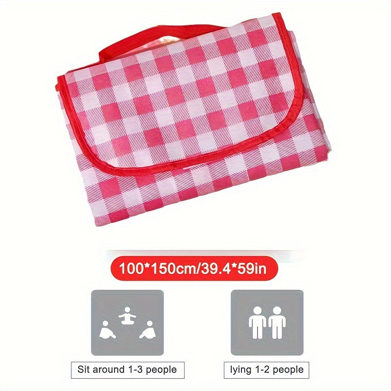 Portable Waterproof PVC Picnic Mat for Camping and Outdoor Use