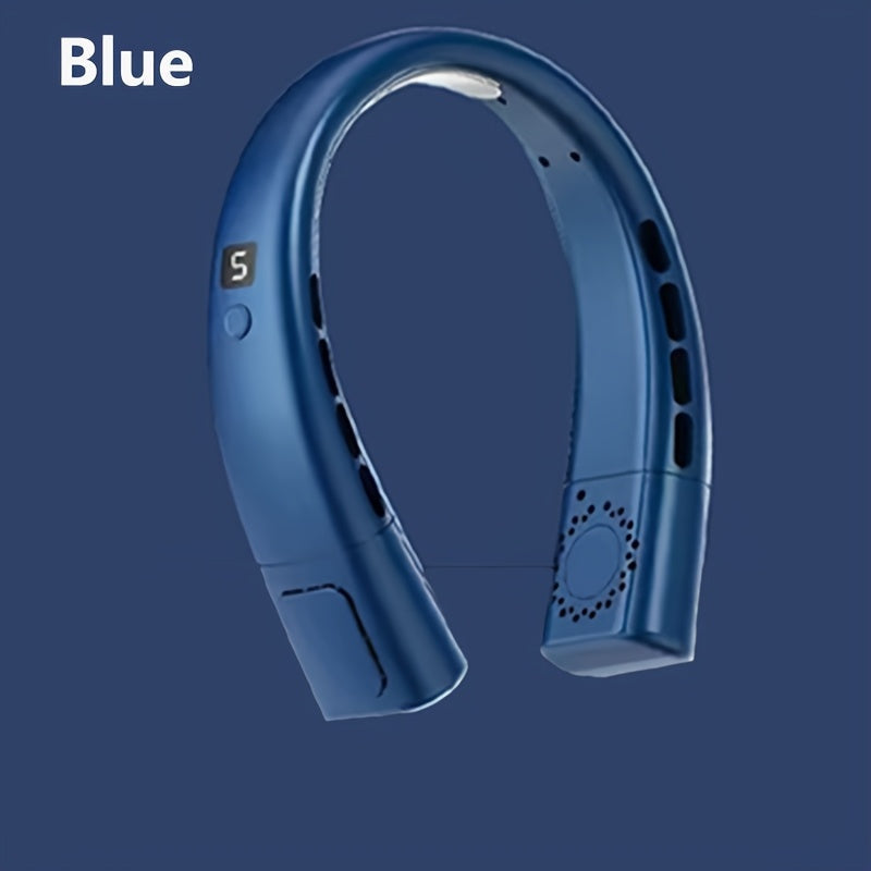 Portable Mini USB Fan with 5 Speed Settings for Travel Outdoor Beach