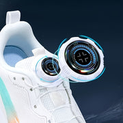 3 Pairs No-Tie Shoelaces Rotating Knob Casual Plastic Easy Fastening