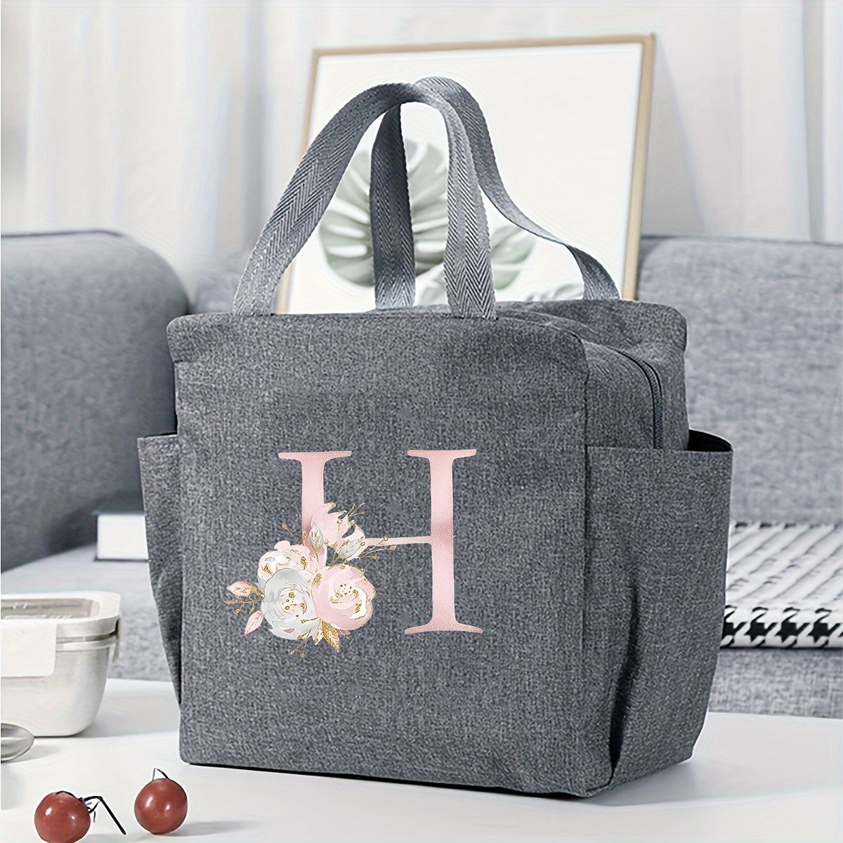 Очаровательная мультяшная сумка для обеда - прочная, утепленная полиэстеровая коробка для обеда, идеально подходящая для школы, работы, кемпинга и пикников, идеальна для возвращения в школу и весенних развлечений.