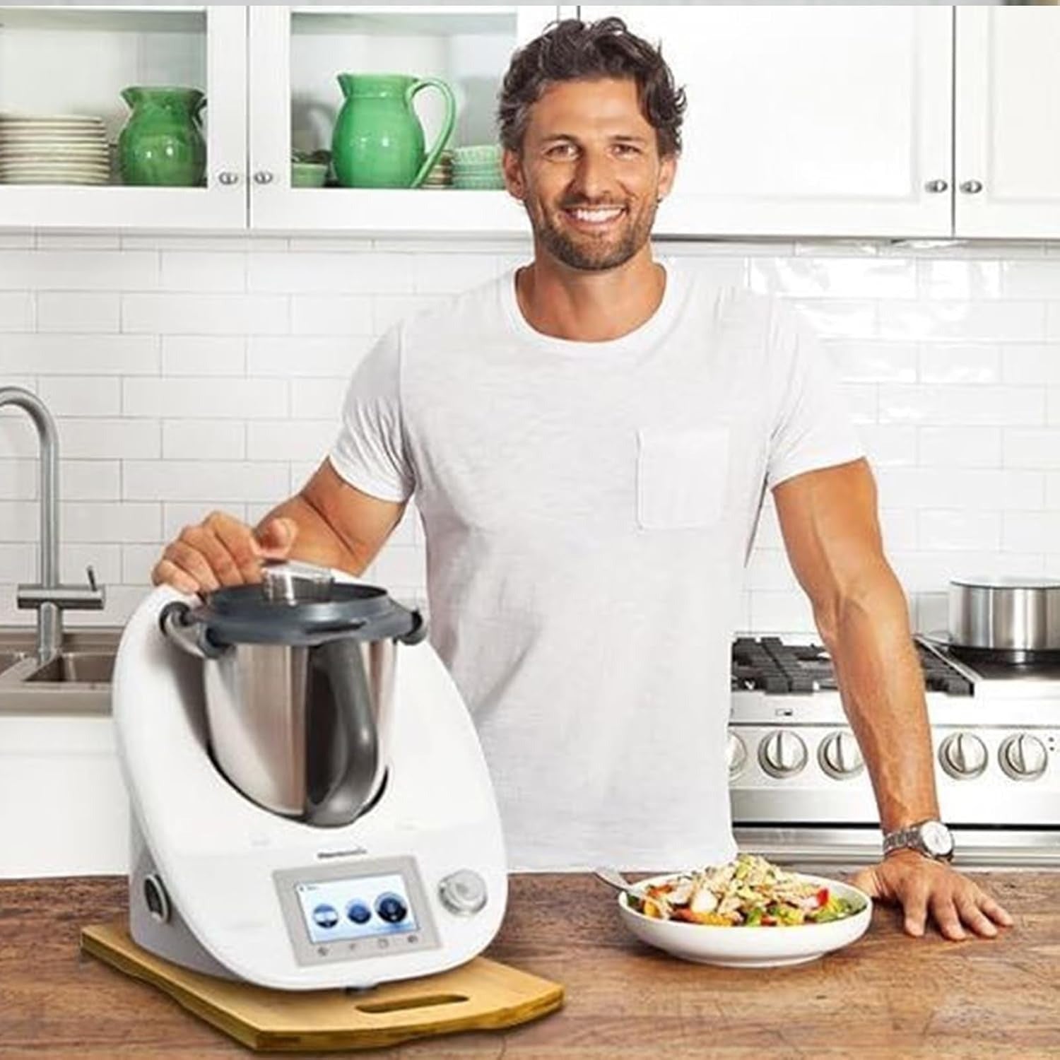 Taza medidora con tapa para Thermomix TM5 TM6 50ml 100ml Apto para lavavajillas