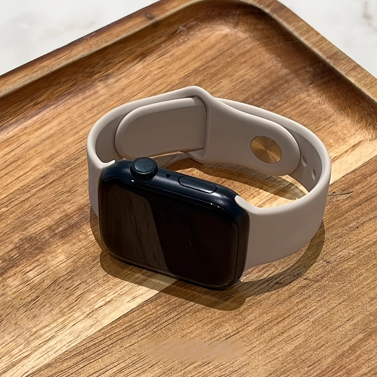 Breathable Silicone Watch Band for Apple Watch Series 1-10 SE Ultra 38mm-49mm Adjustable Strap