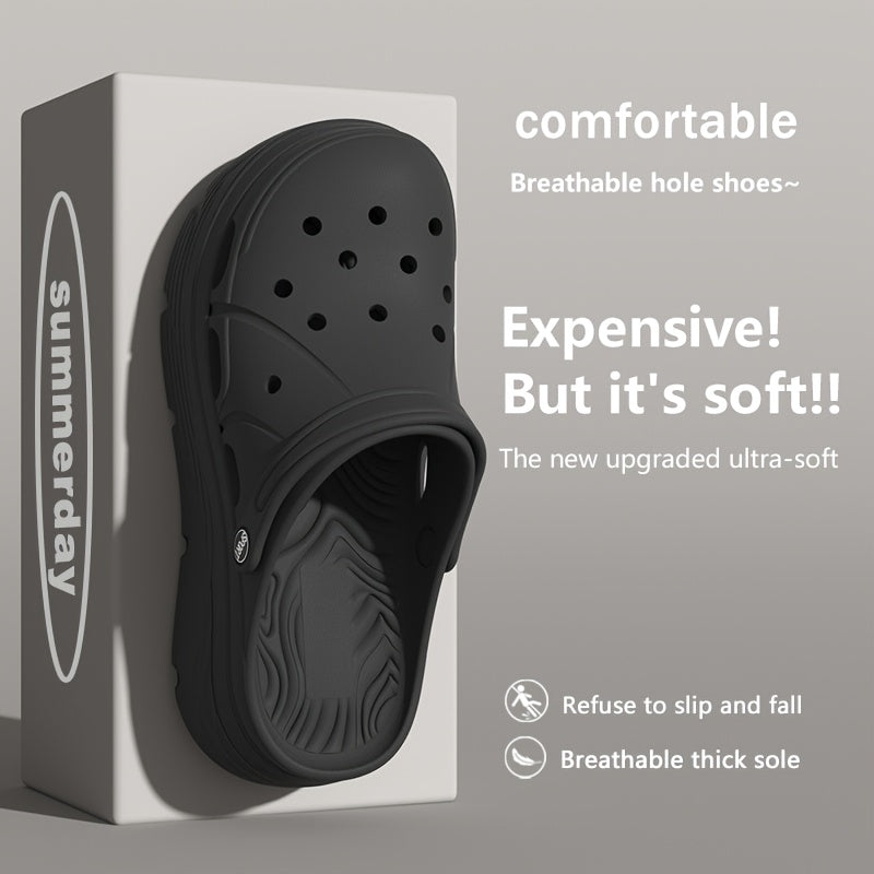 Unisex Slip-On Clogs EVA Lightweight Non-Slip Casual Shoes for Beach and Outdoor