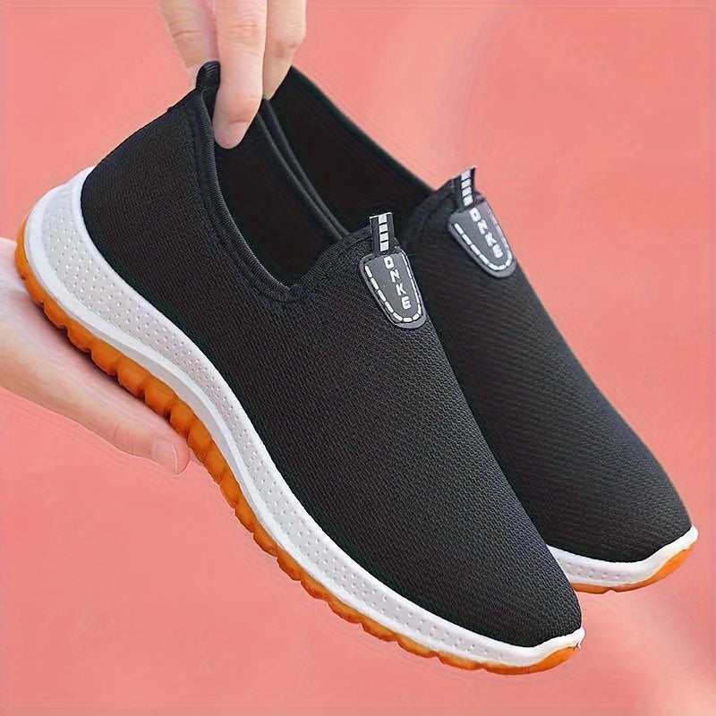 Men's Breathable Fabric Slip-On Loafers Casual Summer Shoes