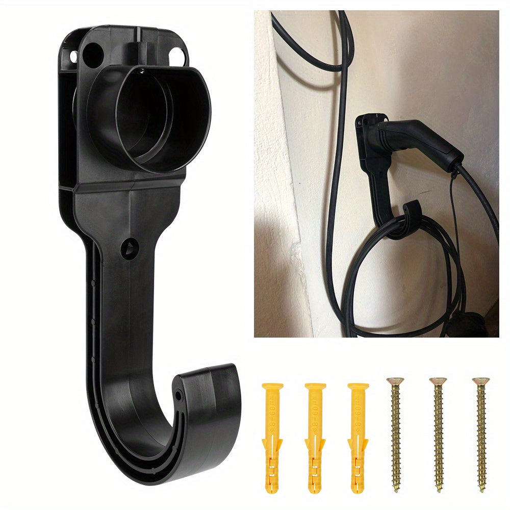 Wall Mount Bracket for Electric Vehicle Chargers Durable ABS PC Cable Holder with Secure Grip