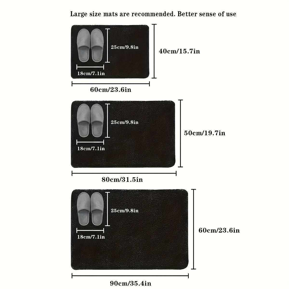 Alfombra absorbente antideslizante para baño, entrada de cocina, suave y cómoda, grande