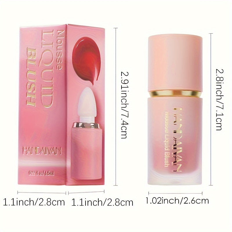 Women Velvet Liquid Blush Set 1/2pcs Medium Coverage Waterproof Pink