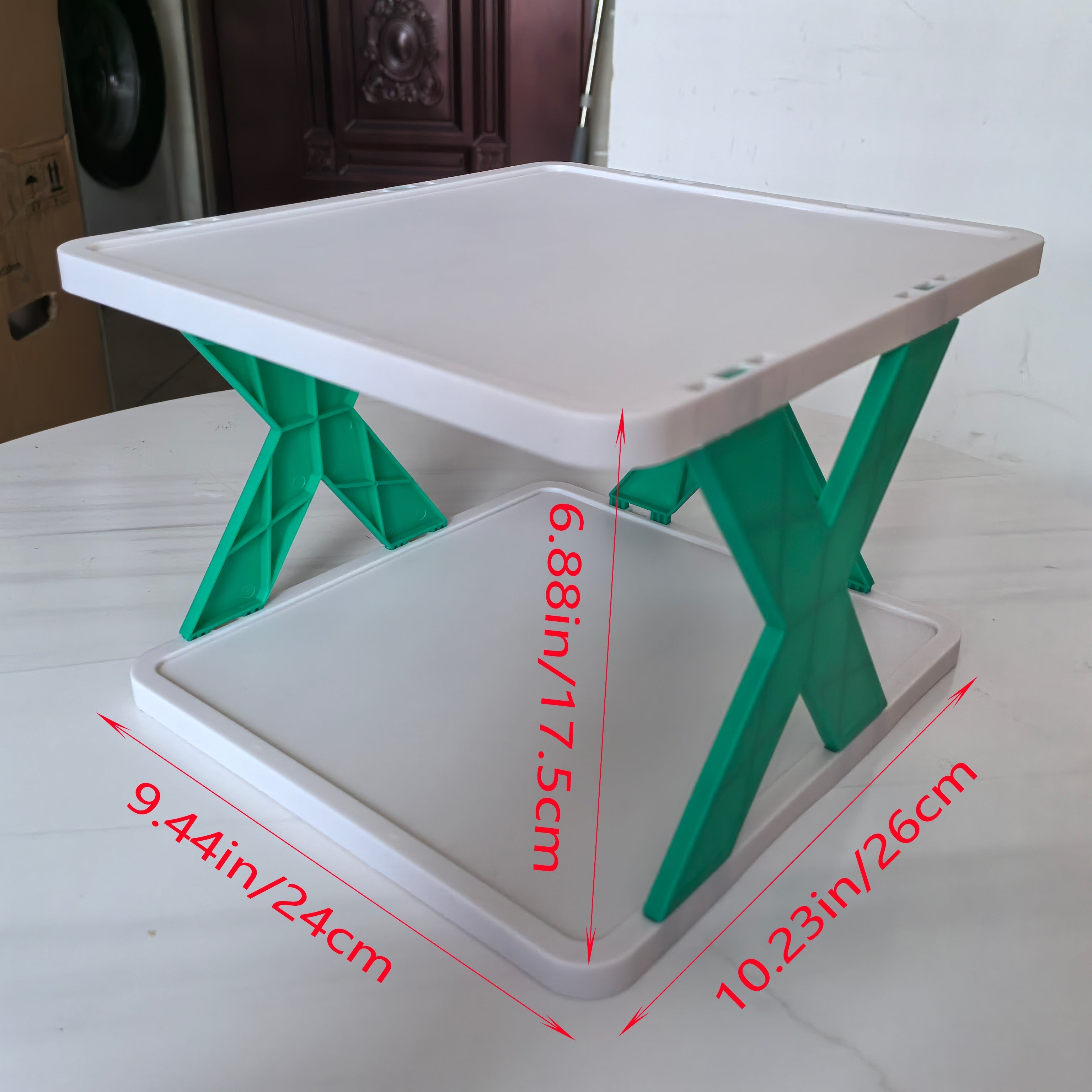 Ko‘p qavatli joyni tejovchi plastik poyabzal tokchasi - Oson yig‘iladigan, yashash xonasi va kirish joyi uchun moslashtiriladigan saqlash yechimi - Ekologik toza dizayn, elektr yoki batareyalar kerak emas