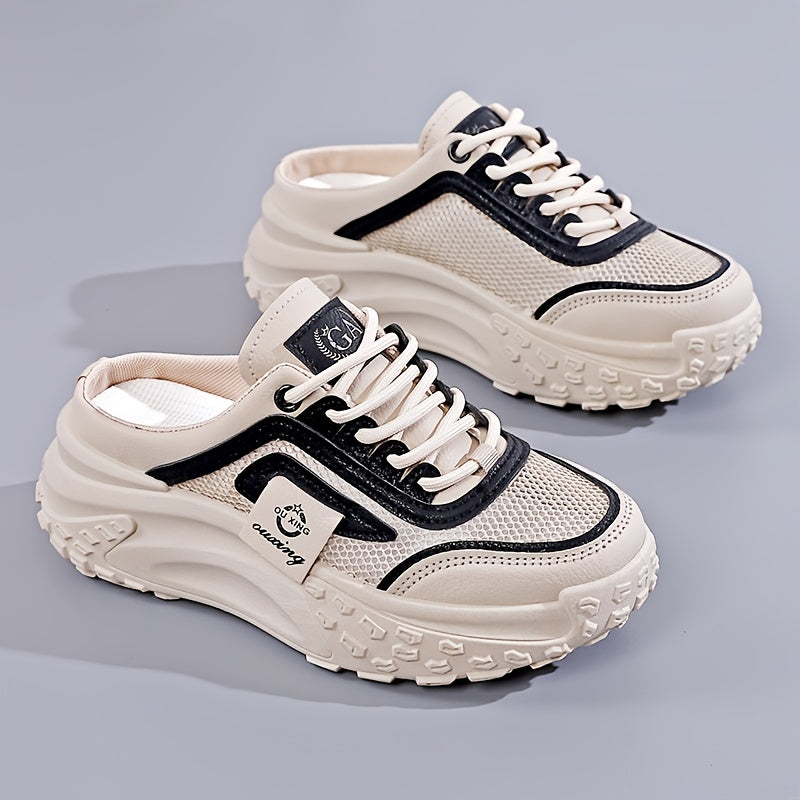 Women's Thick Sole Height-Increasing Outdoor Mesh Sandals Stylish Comfortable Casual Shoes