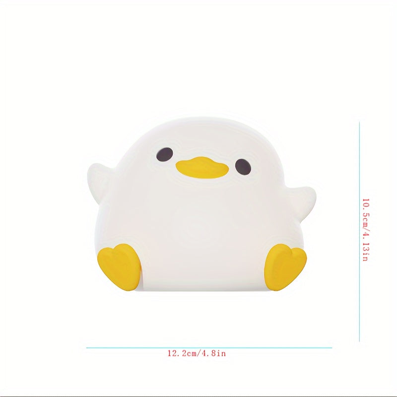 Duck LED Night Light Silicone Body USB Rechargeable Timer for Bedroom