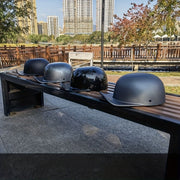 Vintage uslubidagi mototsikl kaskasi ABS materialidan yarm kaskasi erkaklar va ayollar uchun