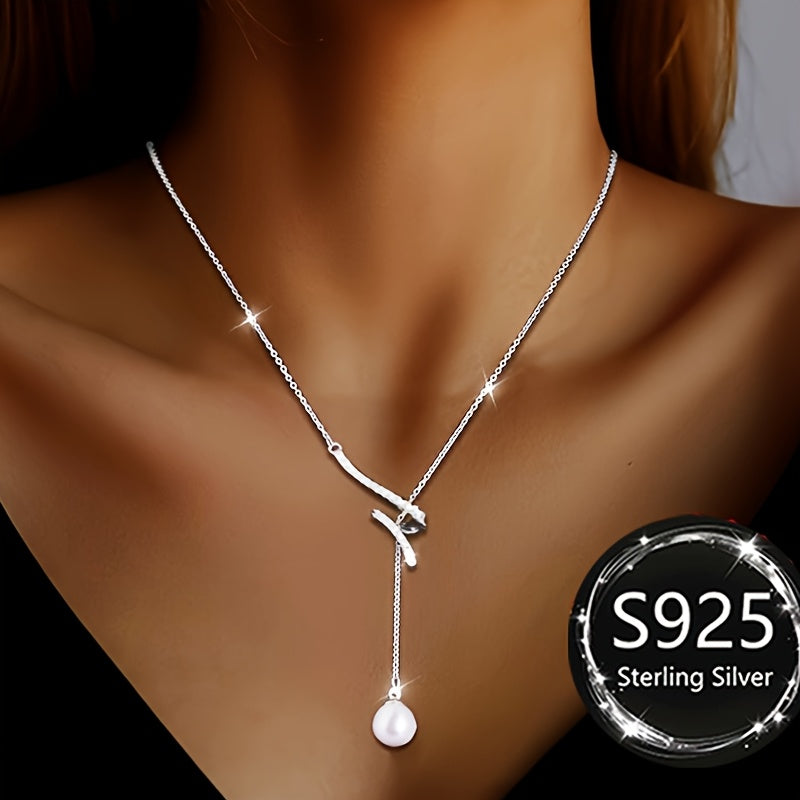 Women's Necklace Hypoallergenic S925 Silver Elegant Jewelry for Christmas Gift