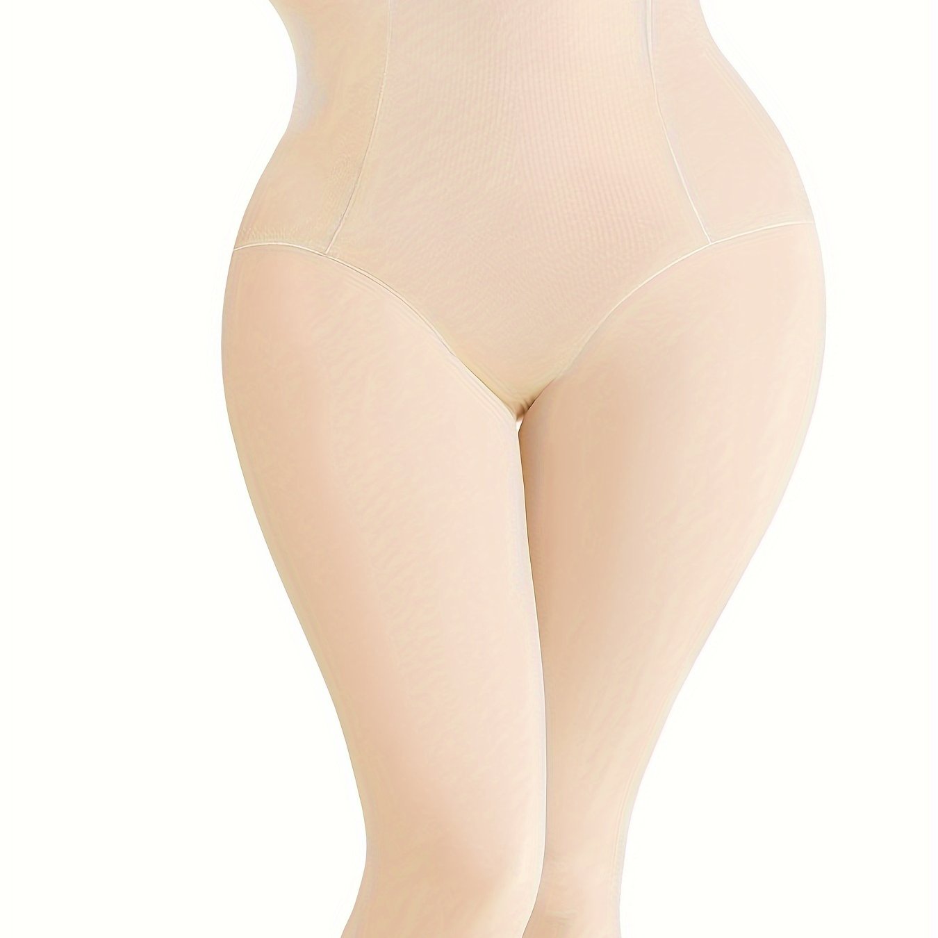 Women's High-Waist Thigh Slimmer Shapewear Leggings Seamless Tummy Control Capri