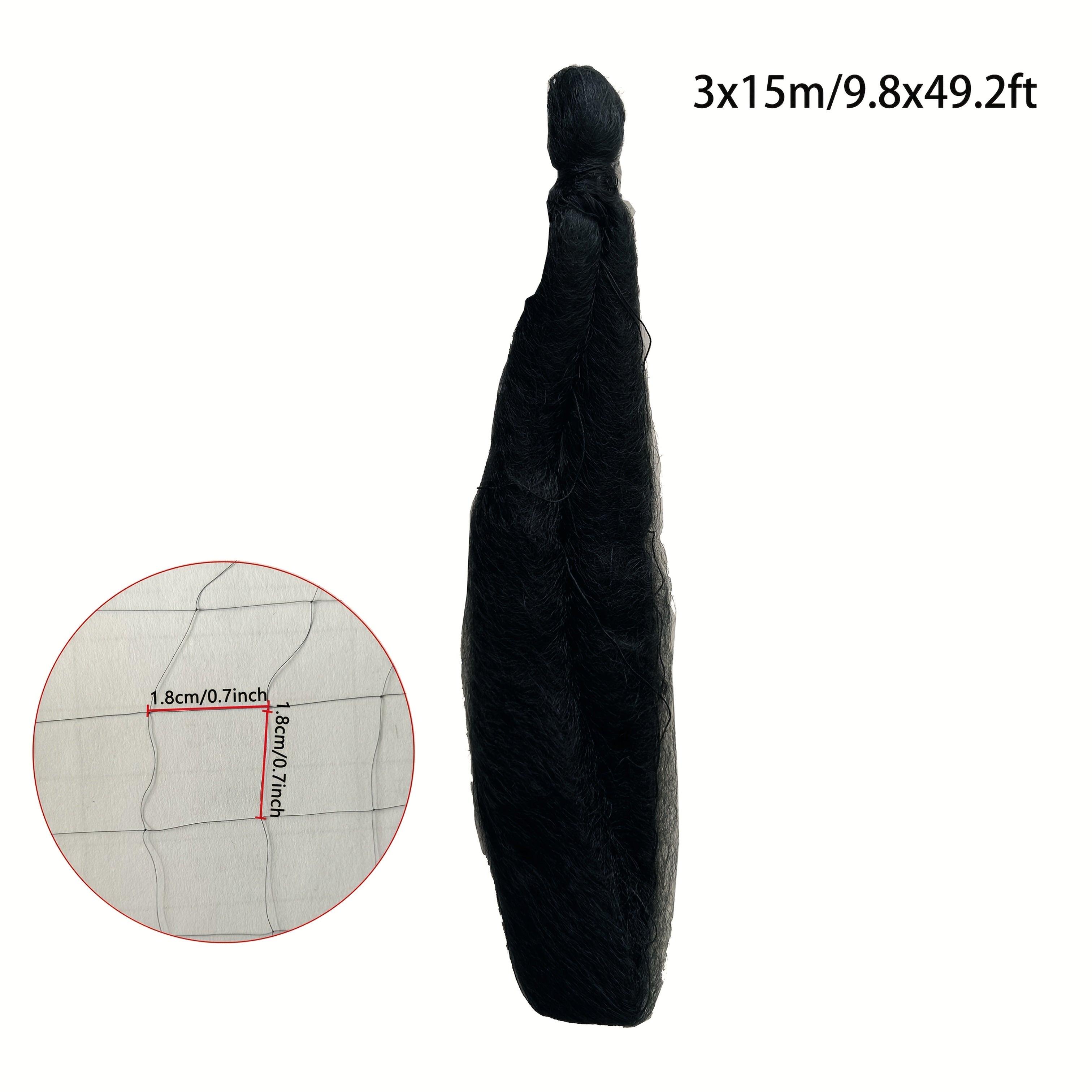 Bird Net Garden Plant Protection Black PE Multiple Sizes